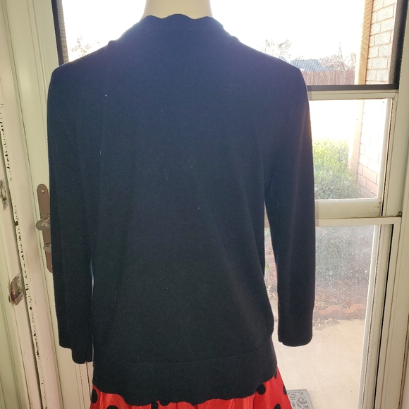 🎃Halloween🎃Red Taffeta Poodle Skirt Inc. Sweater & sara cov poodle brooch - Picture 8 of 16